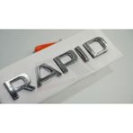 Skoda Rapid 13-16 Yeni Nesil Bagaj Krom Abs 3m 3d Yazı Logo Amble