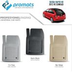 Skoda Rapid Hatchbak 2013 Sonrası Oto Paspas Profesyonel 4d Bej