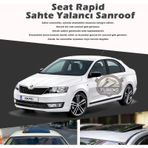 Skoda Rapid Parlak Siyah Yalancı Çakma Sahte Sunroof