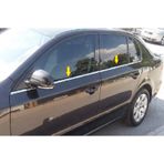 Skoda Super B6 Krom Cam Çıtası 4 prç. 2008-2013 P. Çelik