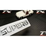 Skoda Superb Bagaj Krom ABS 3M 3D Yazı Logo Amblem