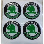 Skoda Yesil Plasto (Damla) Yapistirma Jant Göbegi 4 Lü 56 Mm 563302827