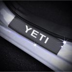 Skoda Yeti Carbon Fiber Kapı Eşiği Yazısı Sticker Boya Koruma