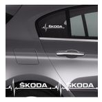 Skoda Yeti İçin Uyumlu Aksesuar Oto Ritim Sticker 2 Adet 20 9 Cm
