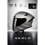 Skold Rapid Full-Face Motosiklet Kaskı (Ece-22.06) - Titanyum Gri
