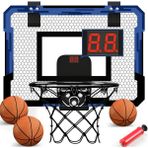 Skor Tabelası Kolay Kurulumlu Basketbol Potası Matkap Gerektirmez, Iç/dış Mekan 2 Yıl Garantilidir - Kırmızı - Mavi
