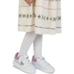 Skuaıter 011MC Byz-Lila Kız Çocuk Sneaker Spor Ayakkabı - Beyaz