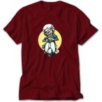 Skull Scooter Rider Kırmızı Tişört - 3XL