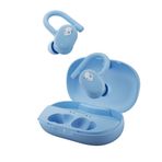 Skullcandy Push Play Aktif Kulak İçi Kablosuz Kulaklıklar, 34 Saat Pil, Farkında Kalma Modu, Mikrofon, iPhone Android ve Bluetooth Cihazlarıyla Çalışır - Tiki Mavisi