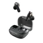 Skullcandy Smokin' Buds kulak içi kablosuz kulaklık, 20 saat pil ömrü,%50 sürdürülebilir plastik, mikro, iPhone, Android ve Bluetooth cihazlarla uyumlu - gece yarısı dumanı