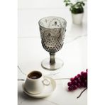 sky akrilik füme tekli kadeh & su meşrubat kahve yanı bardağı 450 ml ( cam değildir )