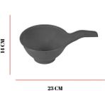 sky bambu saplı silikon gövdeli siyah merdane-orta boy(39 cm x 5 cm)