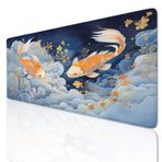 Sky Büyük Fare Altlığı Oyun Mouse Pad Büyük 61 x 30 cm Klavye Mat Kaymaz Kauçuk Tabanlı, Mousepad Yıkanabilir Genişletilmiş Büyük Fare Paspasları, Oyun Ev Ofis Çalışmaları için Fare Altlığı 3-798