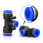 Sky Ce 6x4x6 mm Pnömatik Düşürücü Redüksiyon Te Nipel