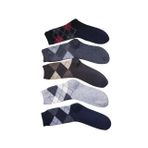 Sky Socks 5'li Ekonomik Paket Klasik Desen Erkek Soket Çorap Seti