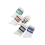 Sky Socks 5'li Ekonomik Paket Nice Çemberli Desenli Unisex Tenis Çorap Seti
