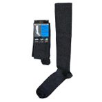 Sky Socks Seyahat Ve Uçuş Diz Altı Çorap (Antrasit, 43-46)