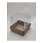 Skybox 6x6x6 Asetat Kapaklı Kraft Kutu 50 Adet