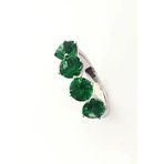 Skydiamond Green Creative Rubies 925 Ayar Gümüş 4 Sıra Taş Yüzük