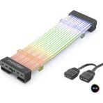 Skygo 24 Pin Argb Anakart Güç Uzatma Kablosu (Bükülebilir -2mm 54 60 LED Siyah ND2801B)