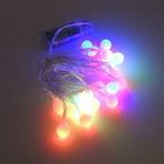 Skygo 3 m 20 Led Beyaz Pilli 2 Kademeli RGB Işık Top