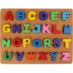 Skygo 3D Ahşap Harfler Eğitici Yapboz Puzzle