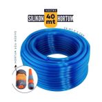 Skygo 40 Metre Silikonlu Bahçe Hortumu Sulama Aparatı