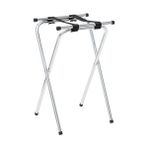 Skygo Amerikan Metalcraft Cilalı Krom Deluxe Metal Tepsi Standı - Kestane Akaju - Option-1