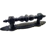 Skygo Antika Tarz Dekoratif Pirinç Ağır Kapı Çekme Kolu - Küçük, 215X40 Mm, Oksit