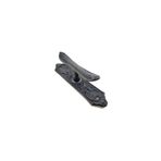 Skygo Antika Tarz Dekoratif Pirinç Çiçekli Pencere Kolu - 165x38 mm, Oksit