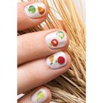 Skygo Artikel Elmalar Tırnak Dövmesi, Tırnak Tattoo, Nail Art, Tırnak Sticker - Option-1