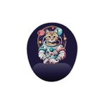 Skygo Astronot Kedi Bilek Destekli Mouse Pad - Option-1 - 001-Renkli