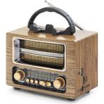 Skygo Bluetooth Nostaljik Hoparlör Fm 16.7 x 9.5 x 13.8 cm NS6637BT - Çok Renkli