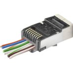 Skygo CAT6E Ez RJ45 Metal Konnektör 100 Adet Plastik Kutu - Siyah ND2418