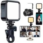 Skygo Cep Telefonu Dolgu Işığı, Canlı Yayın Için Mini Taşınabilir Kısılabilir Yüksek Parlaklık Dolgu Işığı Selfie Işık Paneli, Kıskaçlı Telefon ve Notebook Tutucu, Youtuber Yayıncı Işığı Ay-83 - Acı Yeşil - Option-1