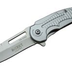 Skygo CRKT CR-0062 Gri 17.5 cm Otomatik Kılıflı Kutulu Oluklu Kamp Çakı