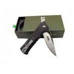 Skygo CRKT Muskie 202-BK Siyah 18 cm Yarı Otomatik Kemerlikli Kutulu Kamp Outdoor Çakı