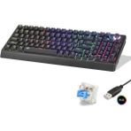 Skygo Krm Mekanik Klavye 104 Tuş Blue Switch Rgb - Siyah G500XB Krm - Çok Renkli