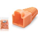 Skygo Krm RJ45 Konnektör Papuç - 100 Adet Turuncu / Ekonomik Poşet Paket ND2432 Krm