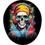Skygo Kurukafa Skull Mouse Pad - Option-1 - 001-Renkli