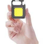 Skygo LED Anahtarlıklı Metal Kasa El Feneri Şişe Açacağı Usb’li Şarj Edilebilir Cep Boy Cob 800MAH - 0,5