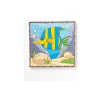 Skygo Manyetik Blok Çift Taraflı 9 Parçalı Mıknatıslı Melek Balığı - Balon Balığı Puzzle - 2 Görsel Yapboz - 01-Mavi