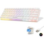 Skygo Mekanik Gaming Mini Klavye Blue Switch Rgb - Beyaz G508B