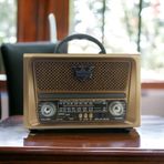 Skygo Nostaljik Görünümlü USB SD AUX Bluetooth Destekli Şarjlı Radyo RT-780
