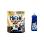 Skygo Plus 60 Kapsül Bulaşık Makinesi Deterjanı Tableti 1 x 60 Kapsül ve Finish Bulaşık Makinesi Parlatıcı & Kurutucu 1 x 800 Ml, 60 Kapsül/ 800 ml
