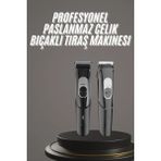 Skygo Pro Şarjlı Saç Sakal Tıraş Makinesi Ense Kesme Makinesi Lazer Öncesi Kısaltma