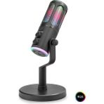 Skygo Profesyonel Gaming Rgb Mikrofon Dsp Gürültü Engelleme Reverb Echo Destekli Type-C - Siyah Su8 - Standart - Renkli