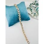 Skygo Revify 14 K Gold Zirkon Taşlı Pirinç Zirkon Bileklikler 18 cm - KBL0233