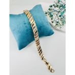 Skygo Revify 14 K Gold Zirkon Taşlı Pirinç Zirkon Bileklikler 18+2 Cm - KBL0237