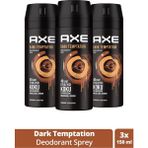 Skygo Revify 3 Adet Axe Dark Temptatıon Bay Parfüm Kofre 150 ml